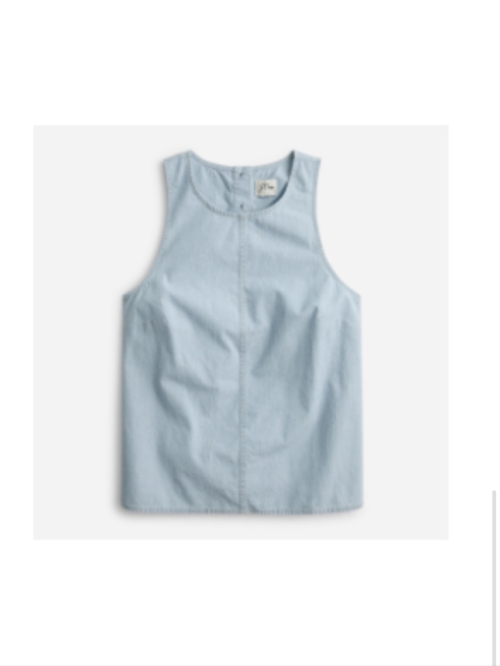 J. Crew Light Blue Denim Skirt Set